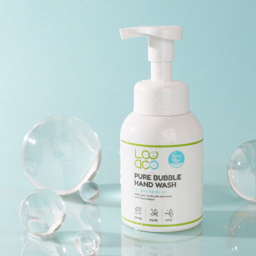 루아코 퓨어버블 거품형 핸드워시 무향 아기 손세정제 300ml, 2개 - 상세 이미지 3