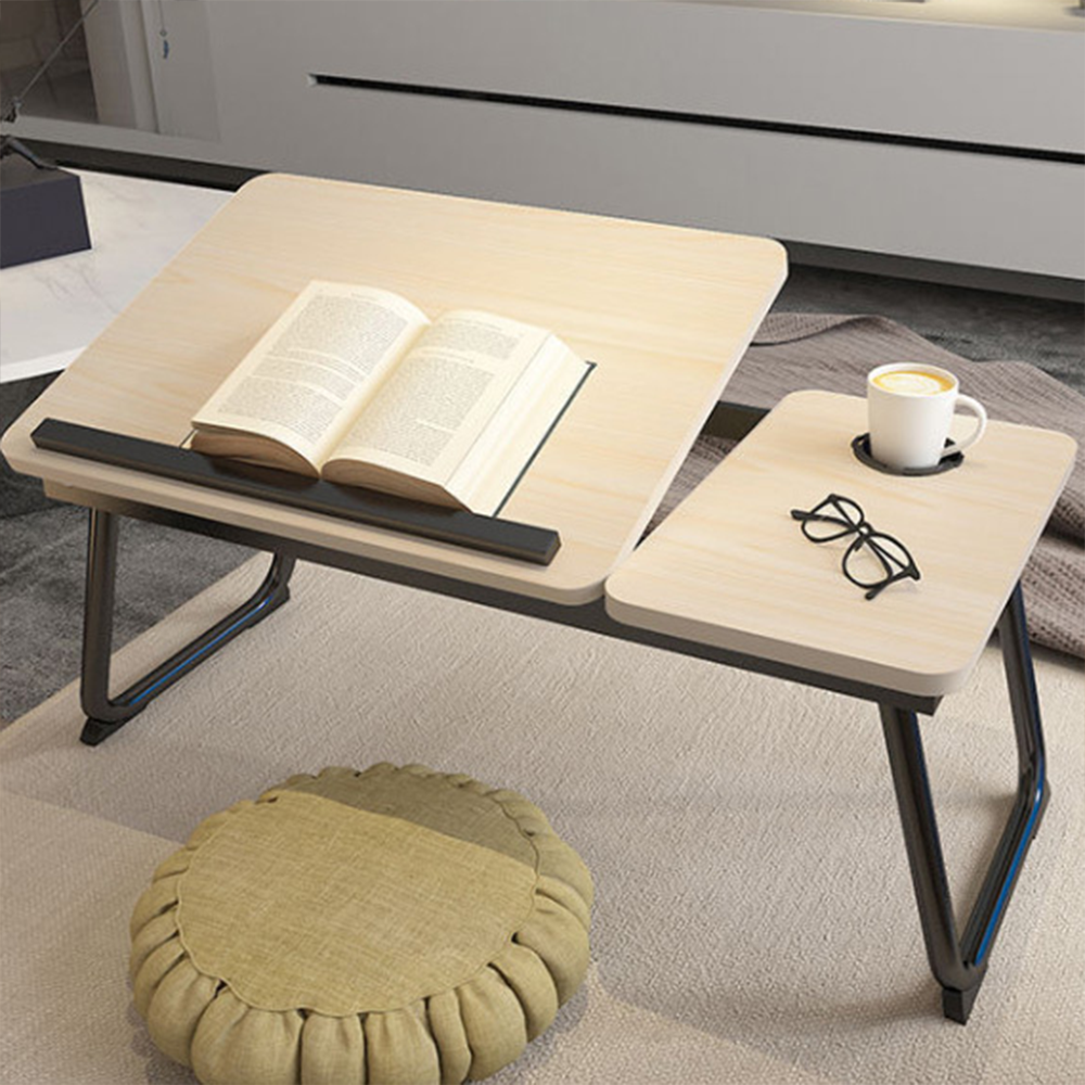 접이식 테이블 베드 트레이 미니 간이 보조 좌식 침대 높이 각도 조절 노트북 책상 1인용