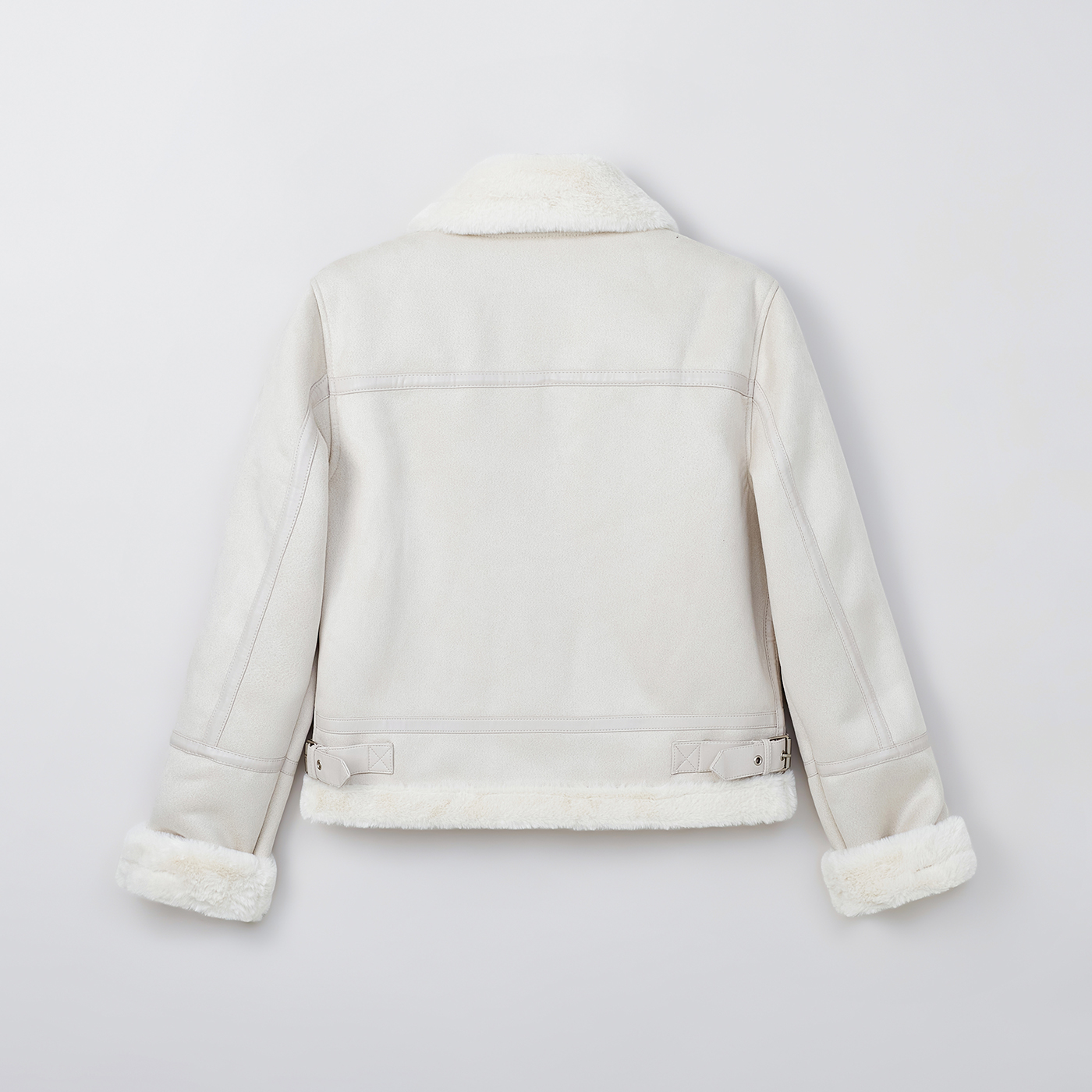 [신세틱레더] 퍼배색 무스탕 SPJLF4VW04 - 상세 이미지 4
