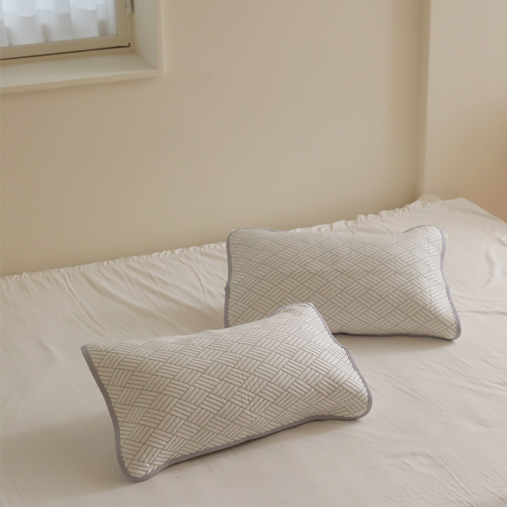 한일의료기 듀라론 100% 냉감패드 국산 휴비스 여름 침대 냉각 패드 고정밴드 SS