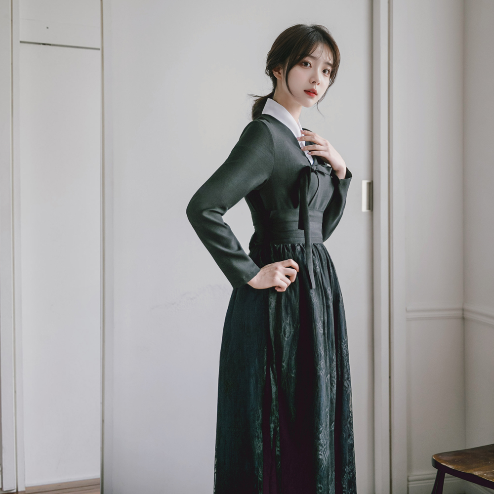 생활한복 기품 저고리 개량 계량 퓨전 반티-166.1 - 상세 이미지 3