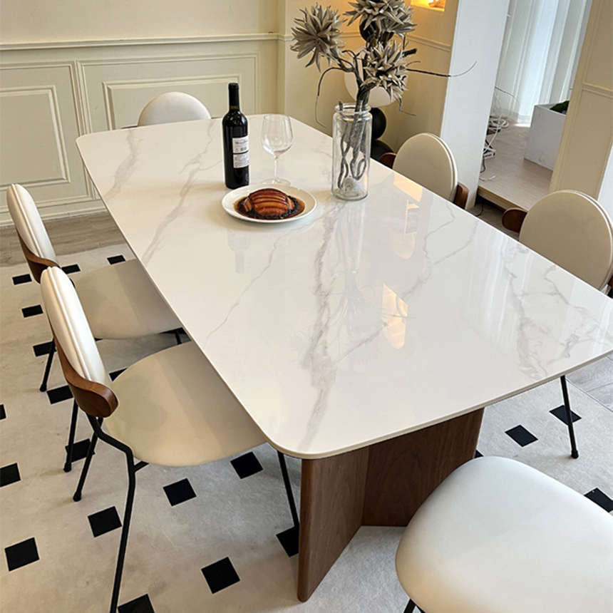 마블 엘레강스 포세린세라믹 식탁테이블 사각 다이닝테이블 160cm