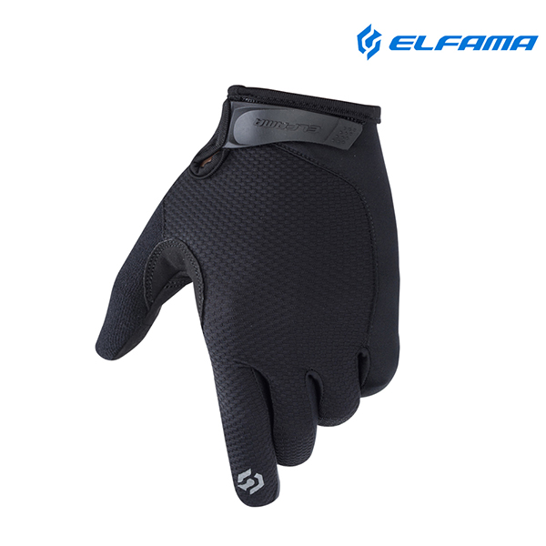엘파마 자전거 긴장갑C 블랙 스마트폰터치 메쉬 손등 라이딩장갑