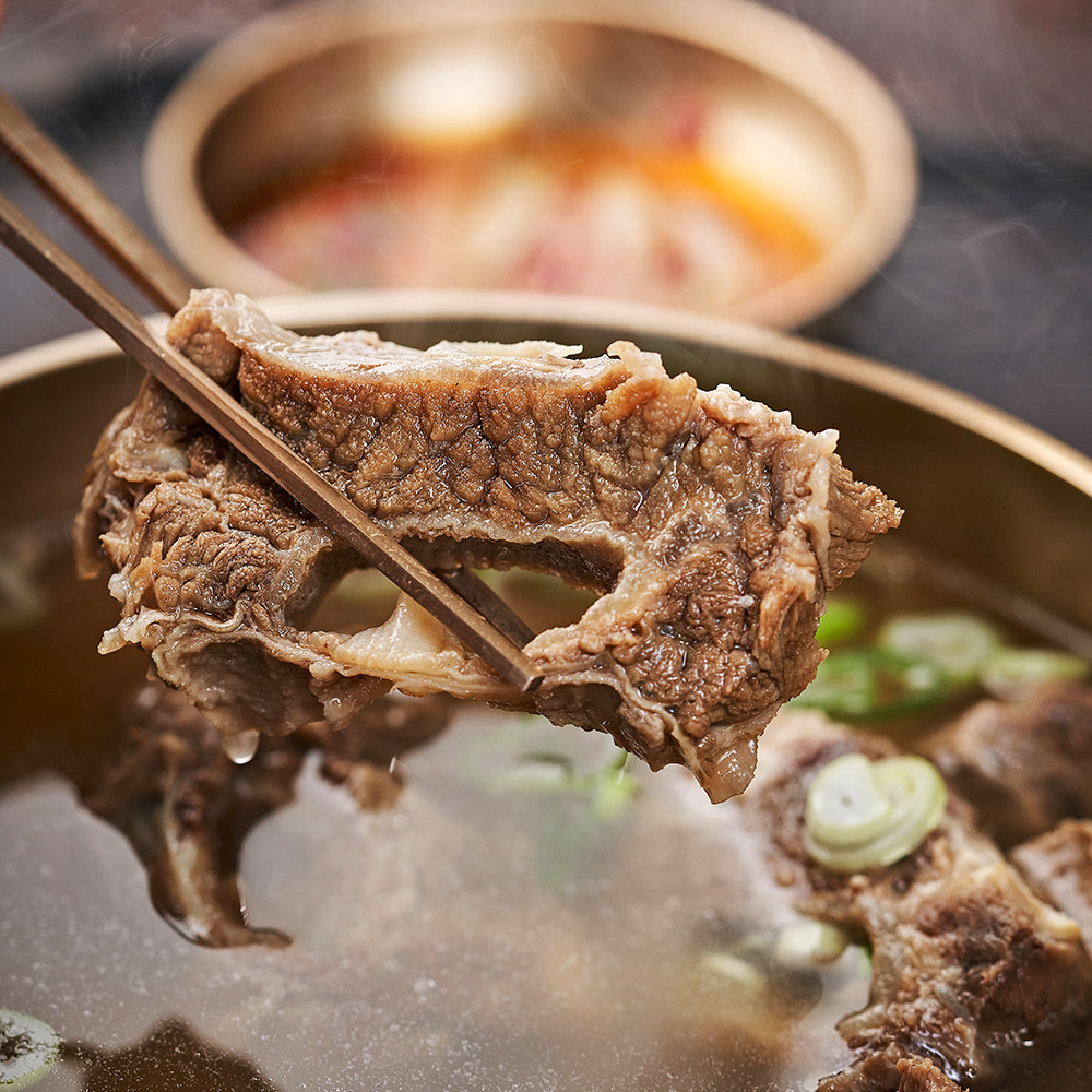 정성곳간 실온 국내산 국산 뼈없는 갈비탕 800g 강순의 간편식 8개