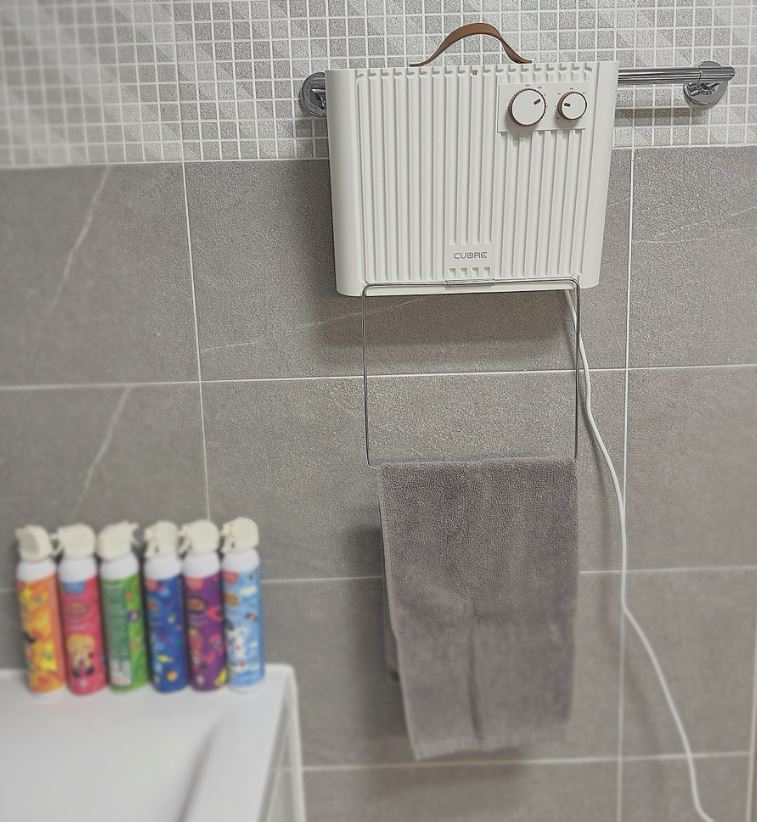 멀티히터 욕실용 히터 미니 화장실 벽걸이 전기 난방 기구 난로 가정용 사무실 발 까르페