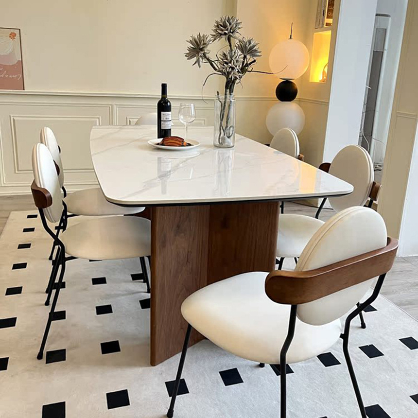 마블 엘레강스 포세린세라믹 식탁테이블 사각 다이닝테이블 160cm