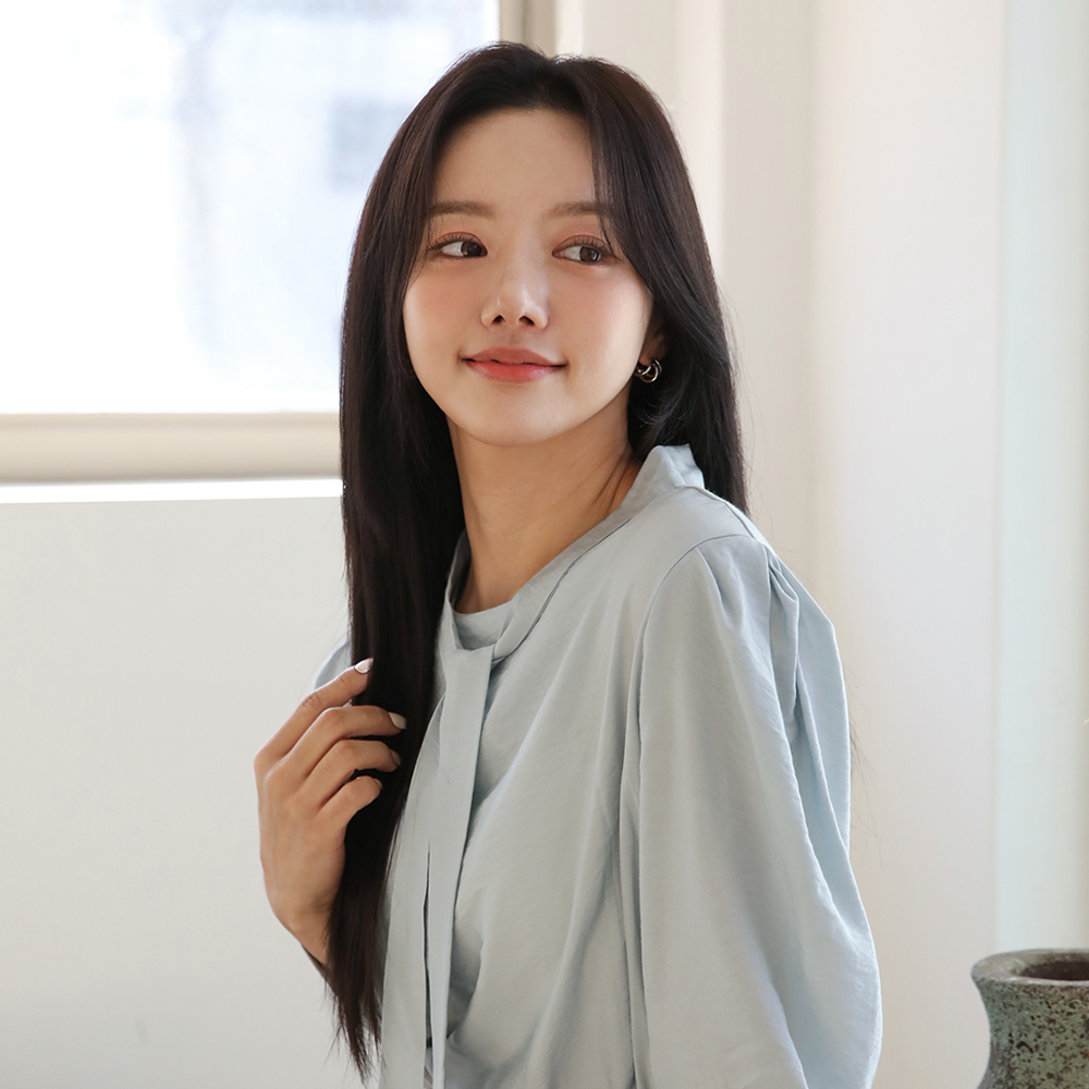 여성 생머리 반가발 붙임머리 웨딩 똑딱이 피스 - 상세 이미지 4