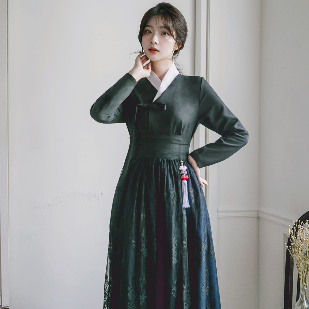 생활한복 기품 저고리 개량 계량 퓨전 반티-166.1