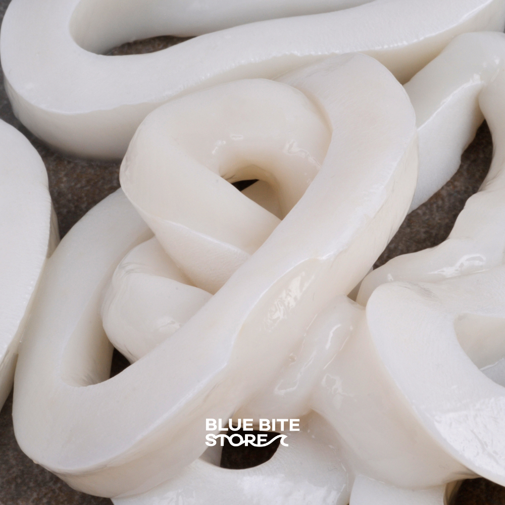 손질 탈피 오징어링 400g