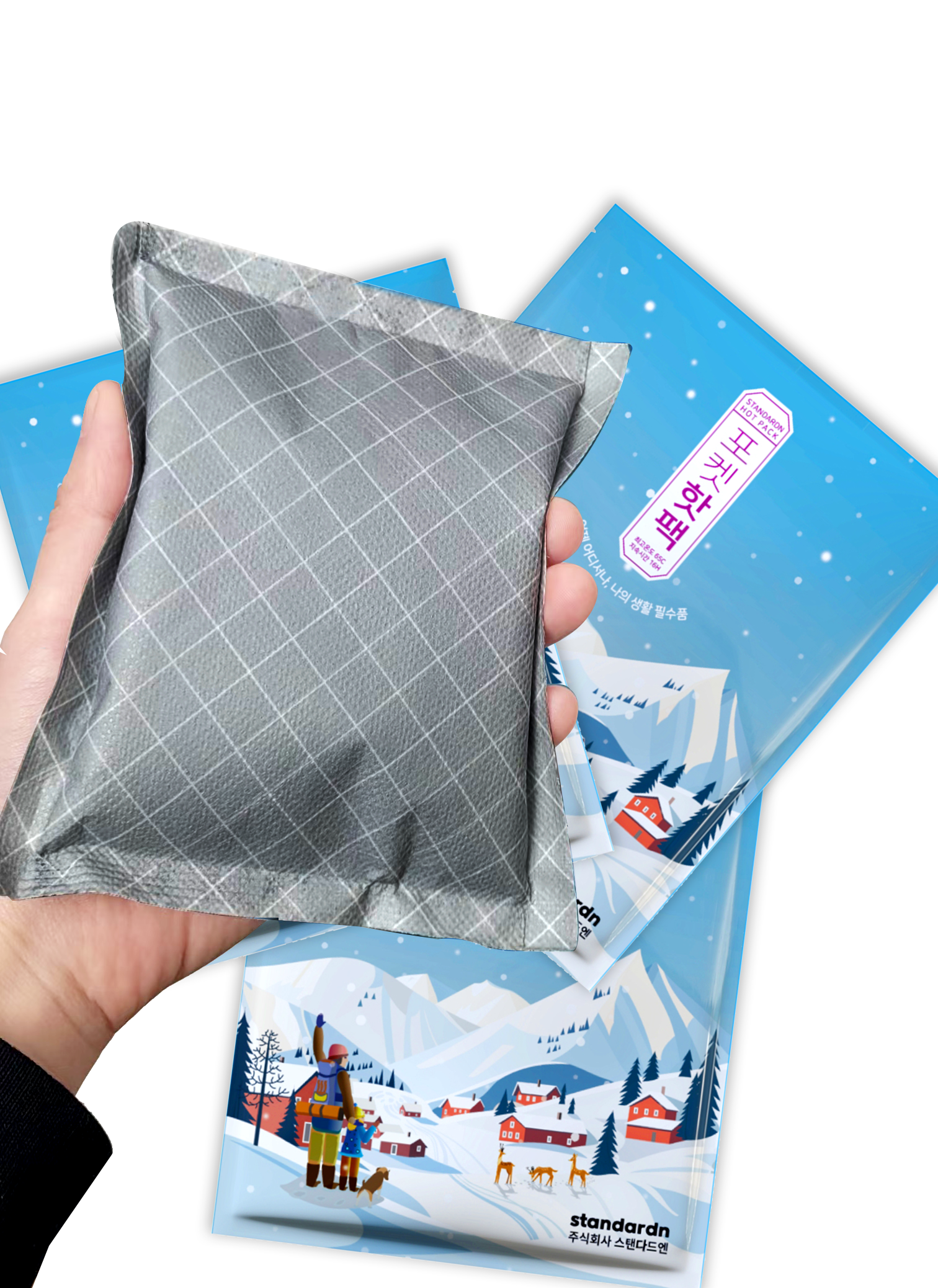 스탠다드엔 핫팩 100g 흔드는 대용량 손난로 일회용 군용 30개 - 상세 이미지 2