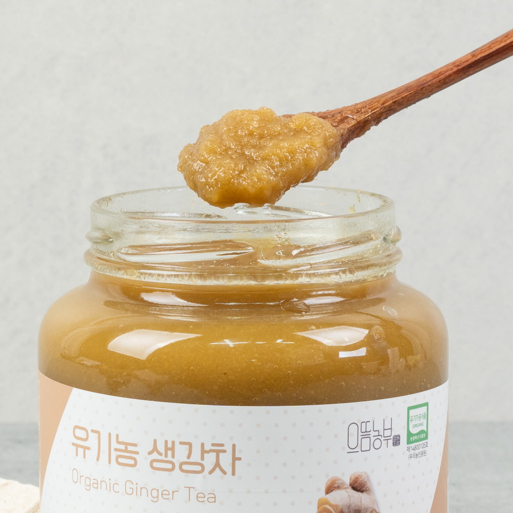 24년 갈아 만든 [ 유기농 생강차 1kg ] 국산 수제 생강청 진저 라떼 - 상세 이미지 3