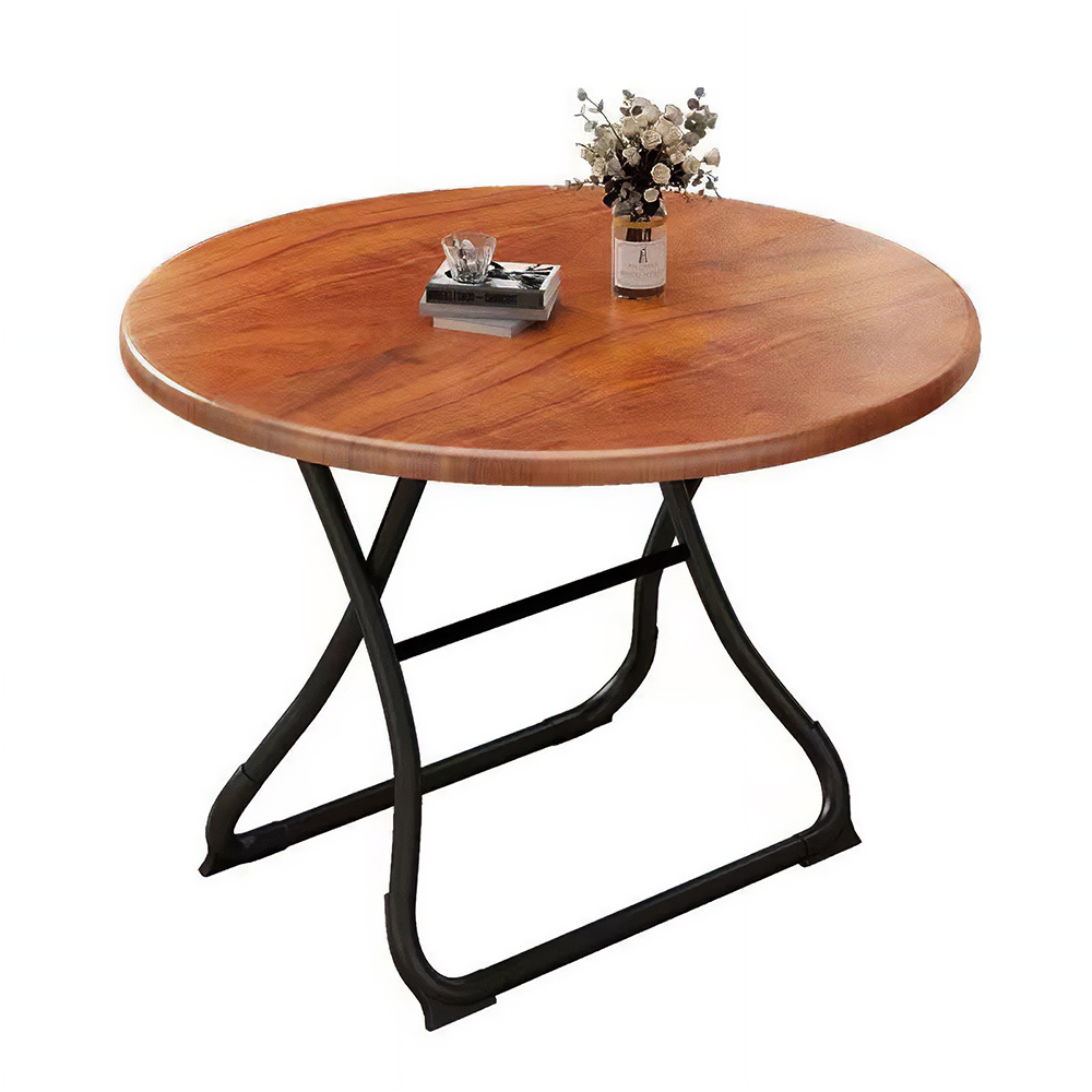 접이식 원형 테이블 폴딩 입식 탁자 간이 원룸 티 식탁 우드