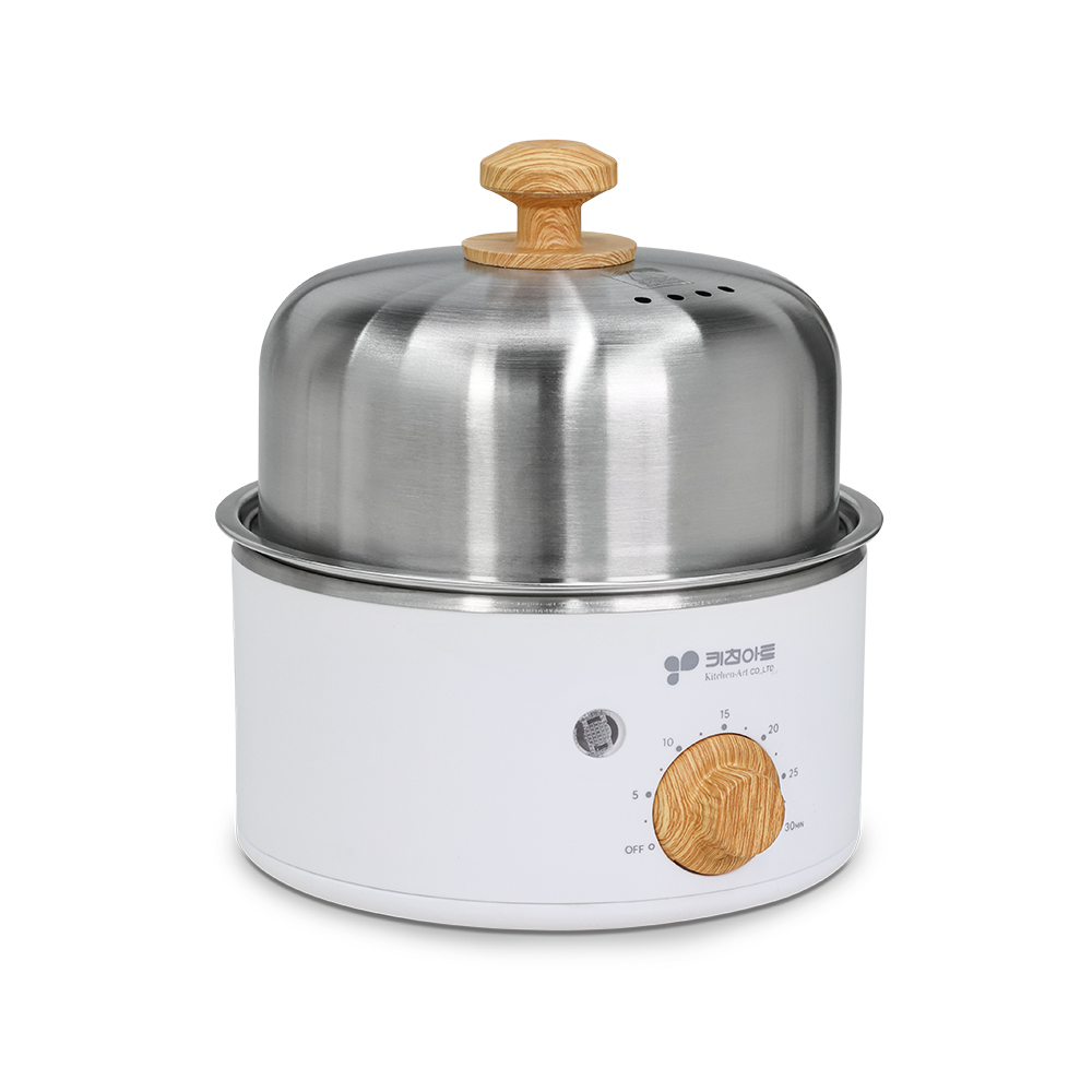 계란찜기 키친아트 올스텐 1단 에그 쿠커 계란 삶는기계