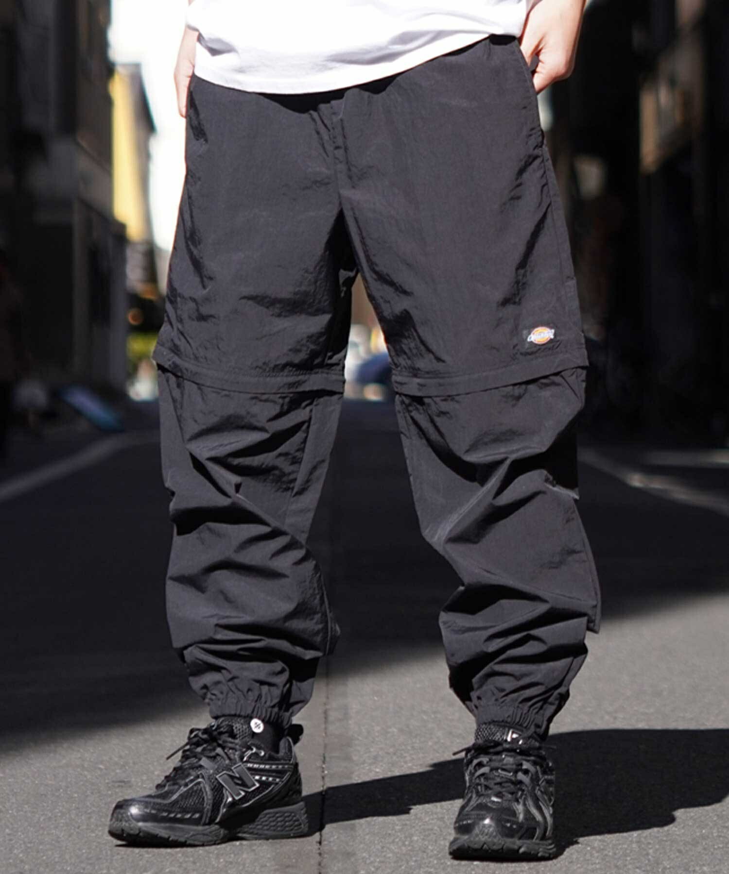 디키즈 Dickies 나일론 바지 반바지 밑단 고무 조거팬츠 80488900 2컬러 - 상품 이미지