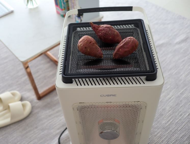 하이라이트 오방 난로 대형 전기 히터 난방 기구 온열기 거실 스탠드형 사무실 공장 업소용