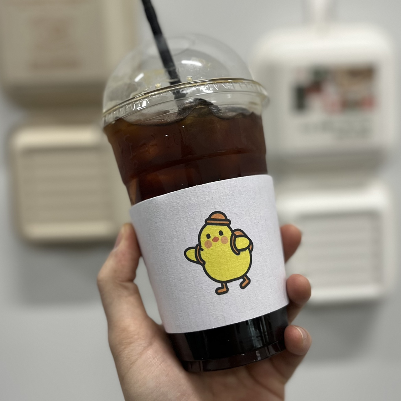 카페 컵홀더제작 인쇄 맞춤주문 테이크아웃 종이홀더 크라프트 - 상세 이미지 2