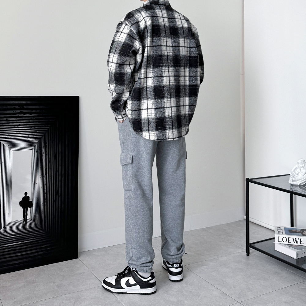 남성기모조거팬츠 작업바지 기모스판바지 - 상세 이미지 5