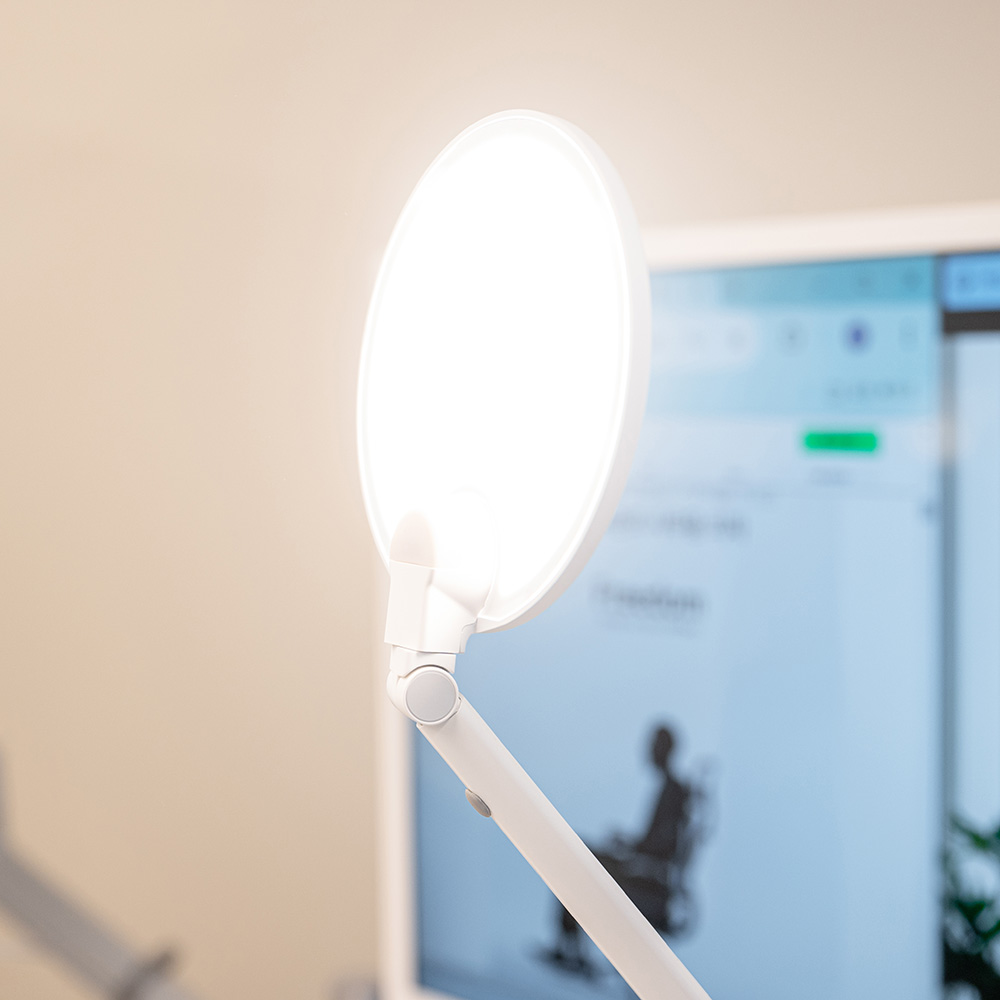Humanscale 휴먼스케일 노바 태스크 라이트 스탠다드 레인지 암 데스크톱 LED 테이블조명 NOVA ARCTIC WHITE  LIGHT GREY JET BLACK - 상세 이미지 5