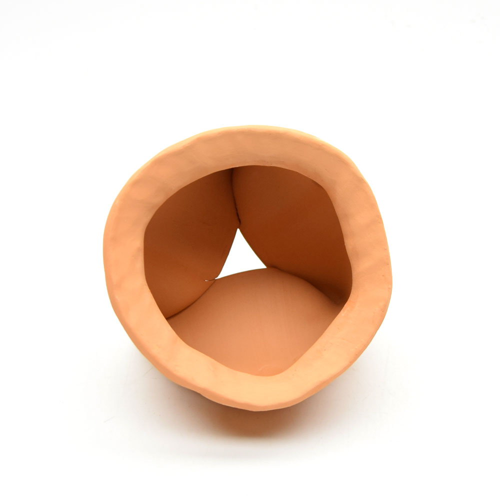 [2개 구매시+1개]  테라원 빈티지 수제 토분 어글리팟 15호 15x13cm 복주머니 이미지 7