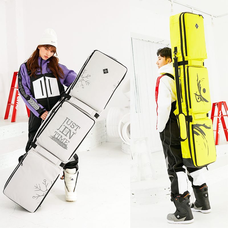 스노우보드 가방 백팩 방수 대용량 커버 엣지백 장비 케이스 보관 배낭 보호 빨간 150x36cm - 상세 이미지 4