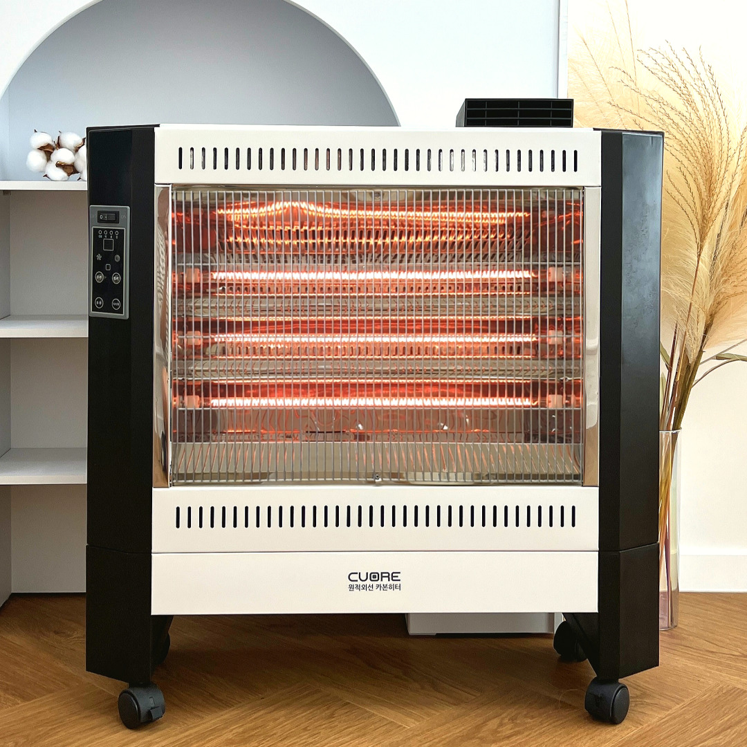 까르페 카본 전기 히터 대형 난로 탄소 발 난방기구 스토브 사무실 업소용 온열기 기본형