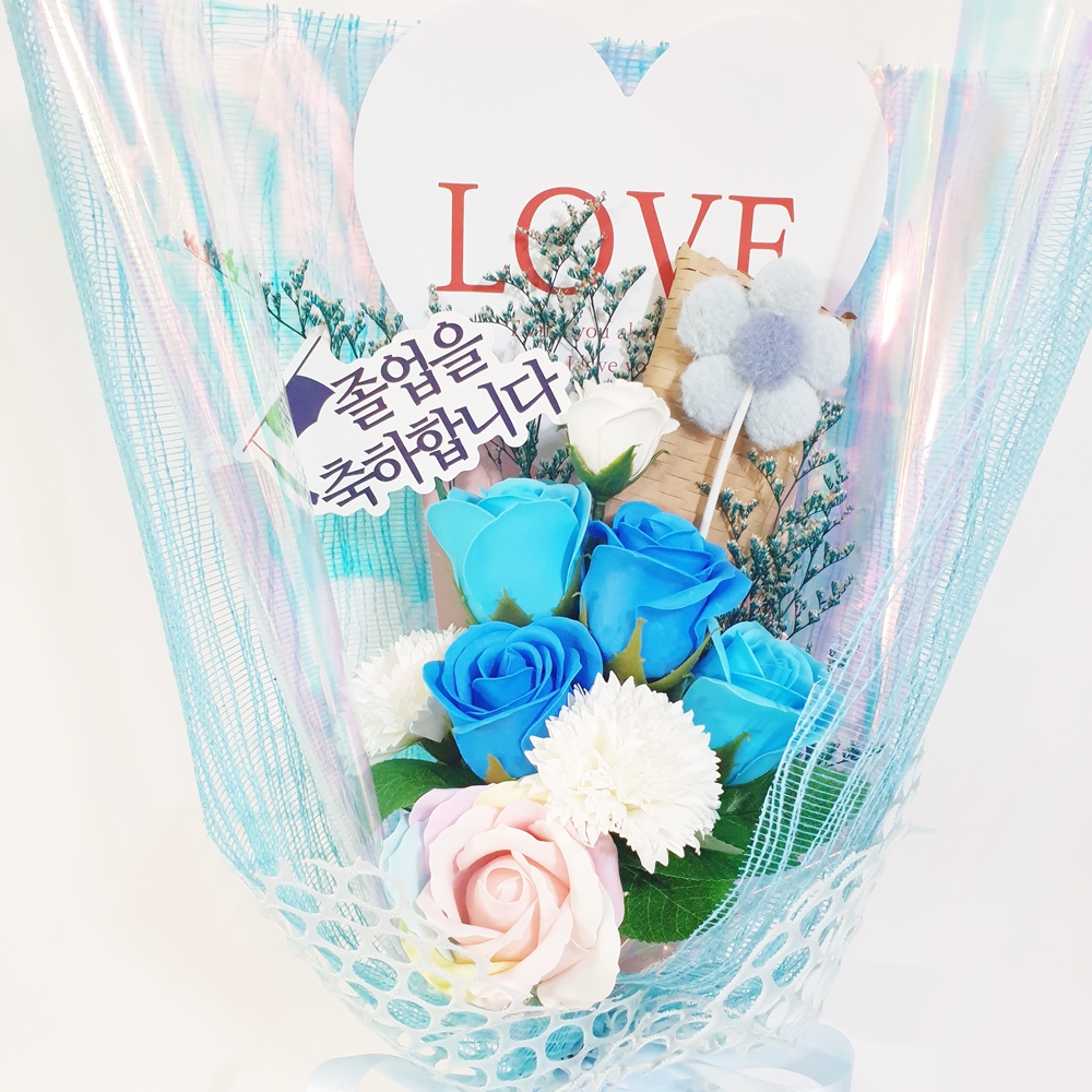 졸업 비누꽃다발 초콜릿 발렌타인데이 여자친구 꽃 선물 - 상세 이미지 3
