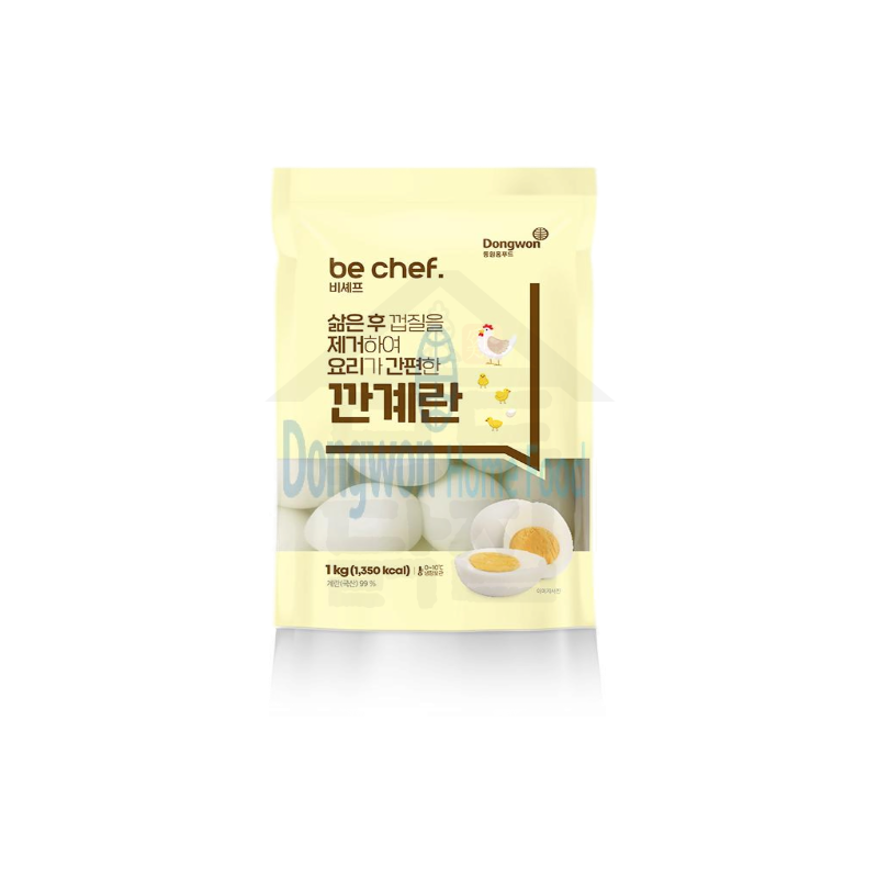 동원 홈푸드 비셰프 깐메추리알 1kg 국산 약 100알 간편하게 조리하는 깐계란 약 20알 - 상세 이미지 4
