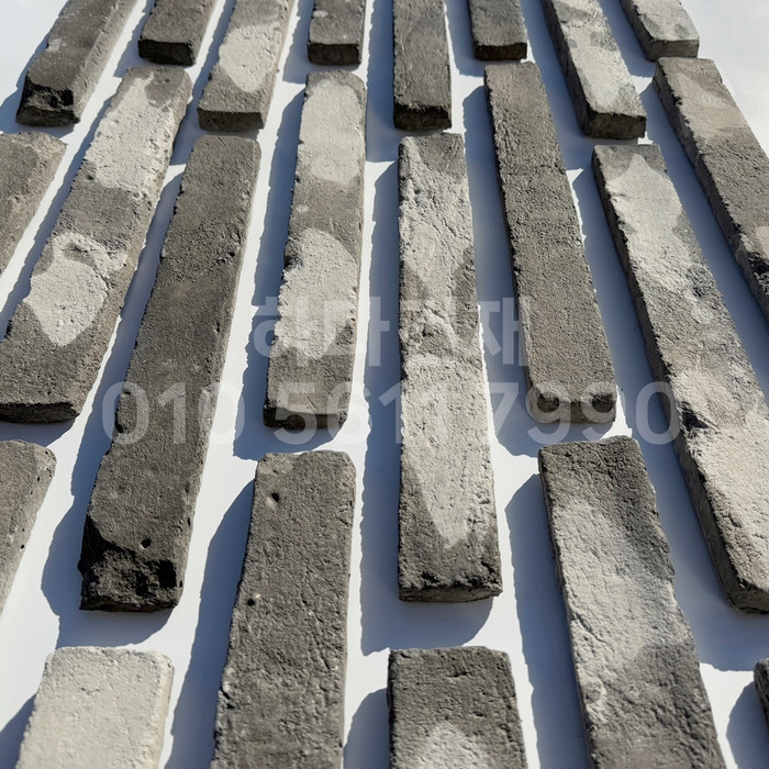 롱브릭고벽돌타일 375~380x50~55x18~20T 청고벽돌타일 / 하다건재