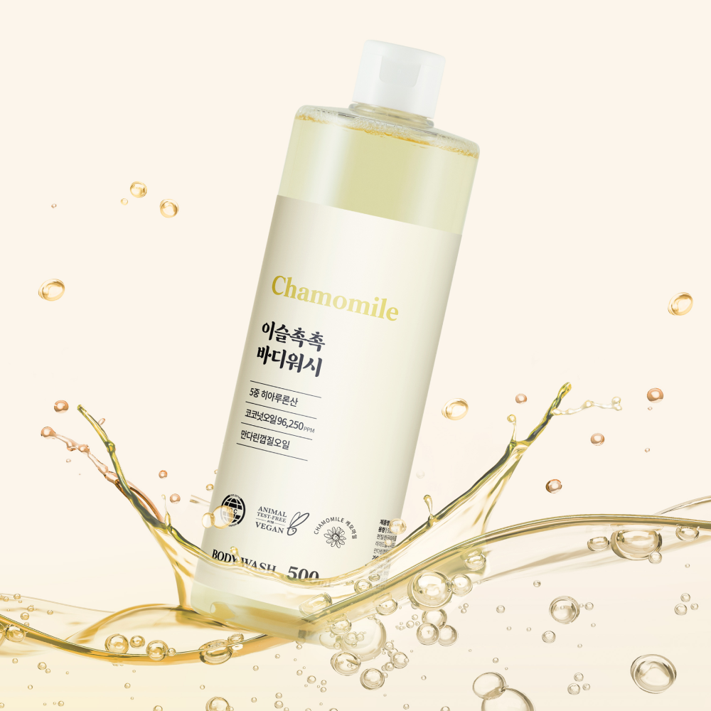 라라스노우 천연 대용량 올인원 바디워시 고보습 캐스틸솝 로즈마리 산들허브 500ml - 상세 이미지 4