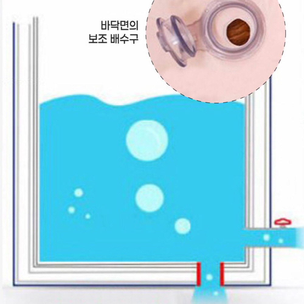 반식 욕조 욕기 반신 실내 가정용 홈사우나 1인 목욕탕 이동식 간이 접이식 - 상세 이미지 2