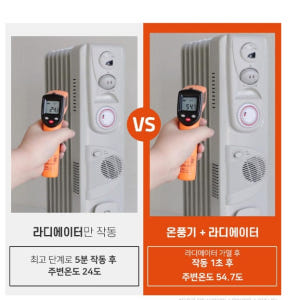 욕실용 온풍기 소형 화장실 난방기 목욕탕 온풍기 화장실용 온풍기 7핀 개봉기 | 실사용 후기 - 상품 이미지 2