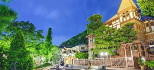 고베 이진칸거리의 이국적인 건물