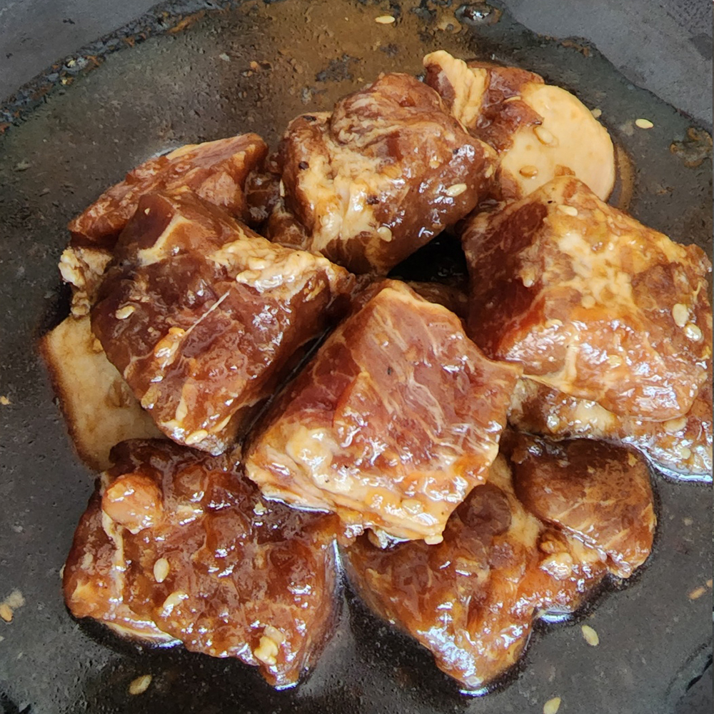 돼지갈비 맛 사각 탱글 양념목살 300g - 상세 이미지 3
