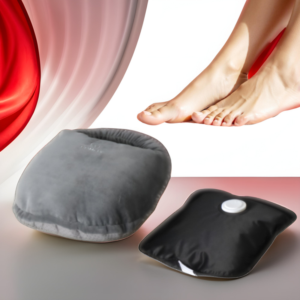 코벨리 2세대 2in1 충전식 전기 발 온열기 찜질기 온수 CL-116 그레이