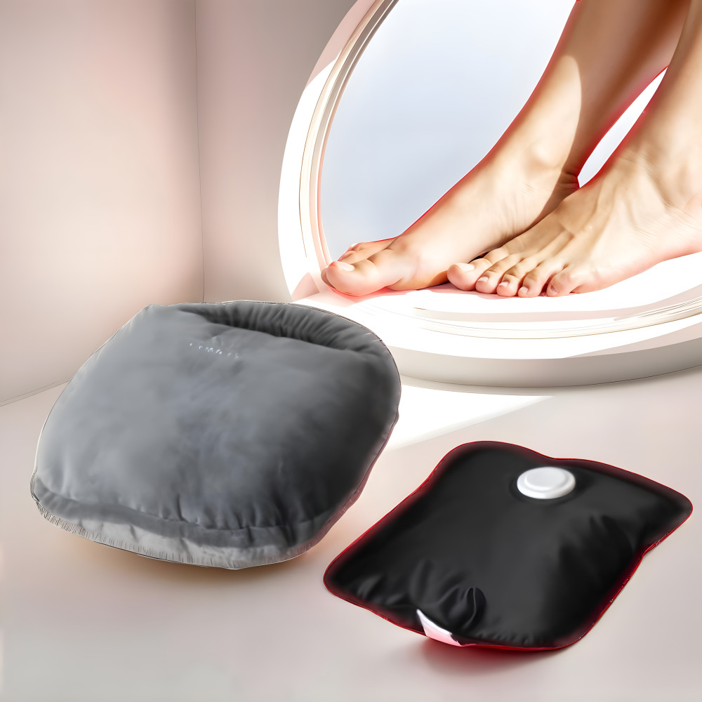 코벨리 2세대 2in1 충전식 전기 발 온열기 찜질기 온수 CL-116 그레이