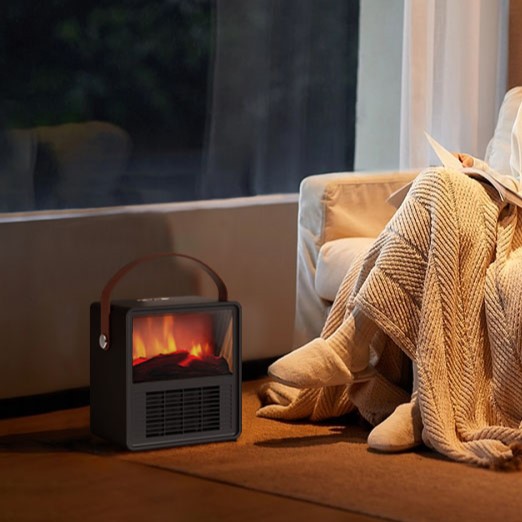 TOB-7200 미니온풍기 캠핑히터 소형 PTC난로 사무실용