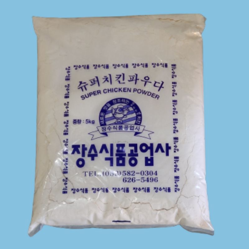 장수식품 슈퍼치킨파우더 5kg 4봉지 BOX - 상품 이미지