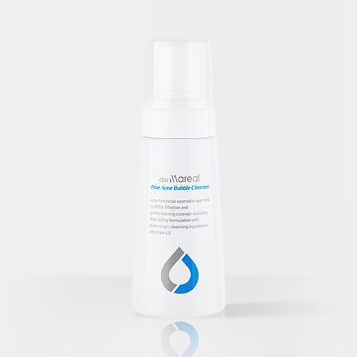 더마리얼 파인아크네 여드름 기능성 트러블 완화 저자극 약산성 미세버블 클렌저 200ml - 상품 이미지