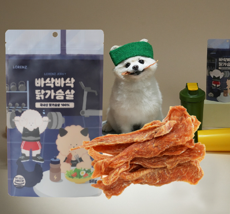 [로렌츠]바삭바삭 연어순살 50g 애견 강아지 국내산 100% - 상세 이미지 2