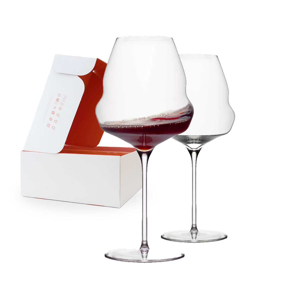 스토즐 코쿤 버건디 와인잔 712ml 2P