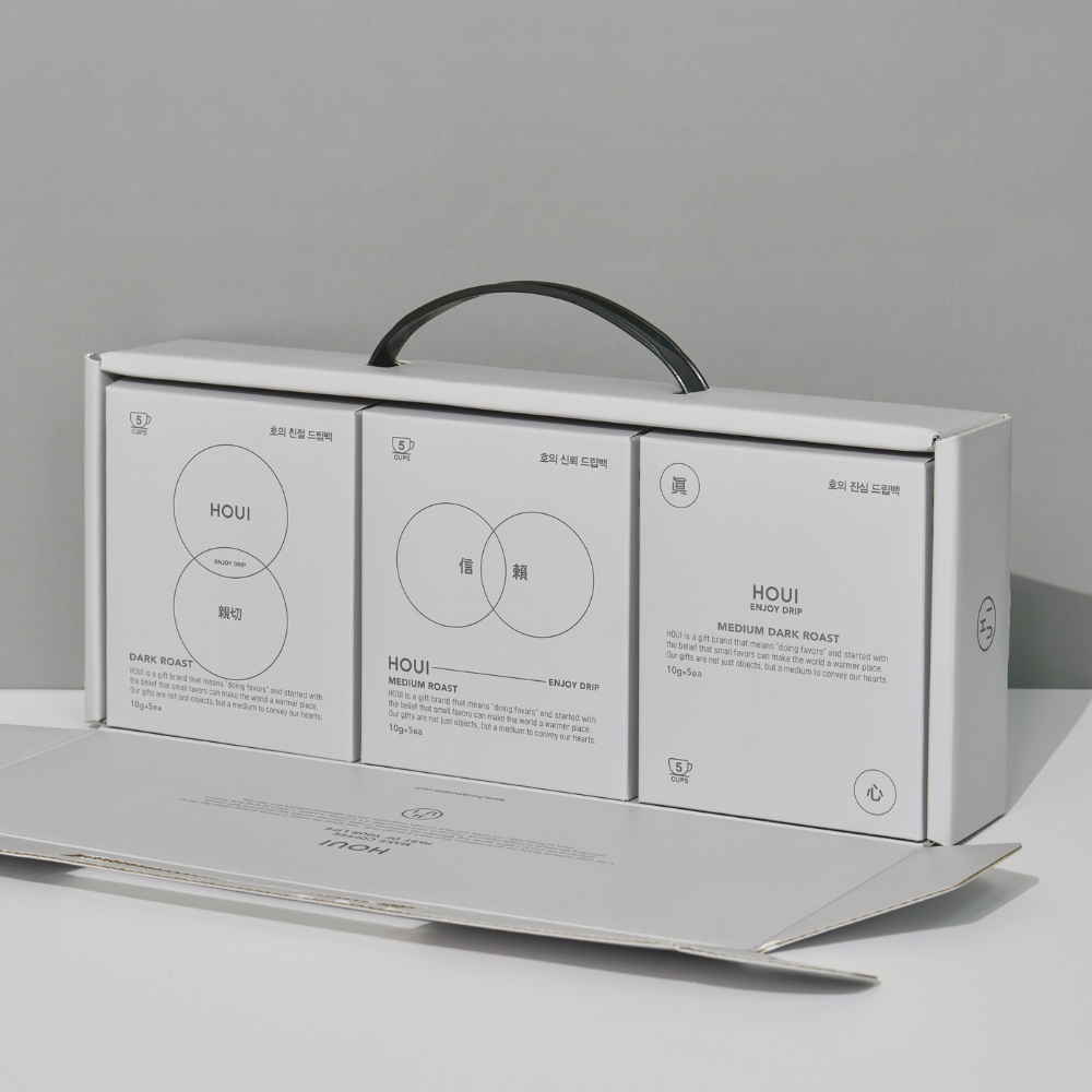 호의 핸드드립 커피 3종 프리미엄 드립백커피선물세트 15개입