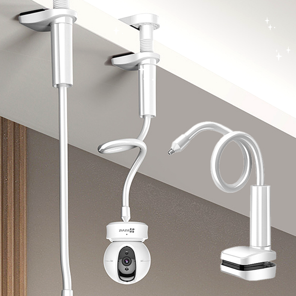 박대표마켓 자바라형 홈캠 거치대 CCTV 펫캠 베이비캠 50cm 110cm 각도조절 - 상품 이미지