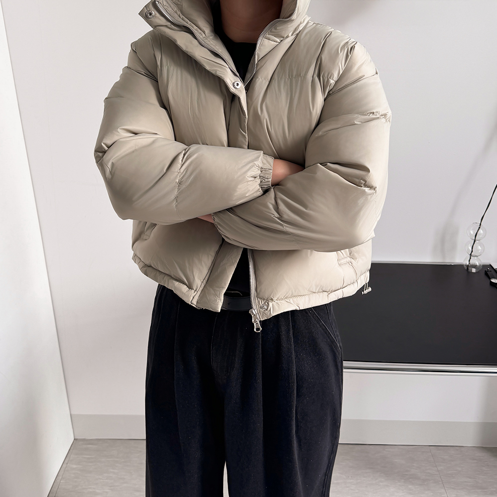 웰론패딩 커플패딩 남자크롭패딩 - 상세 이미지 4