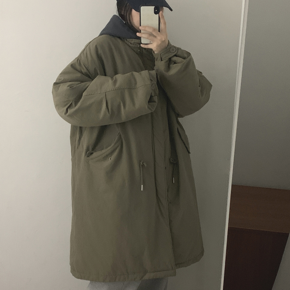야상패딩 롱패딩 - 상품 이미지