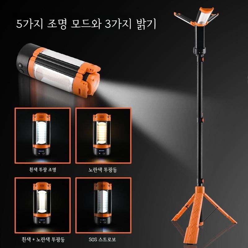 2500루멘 접이식 캠핑 램프 오래가는 캠핑 램프 텐트 램프 충전식 캠프 램프 작업 램프 - 상세 이미지 2