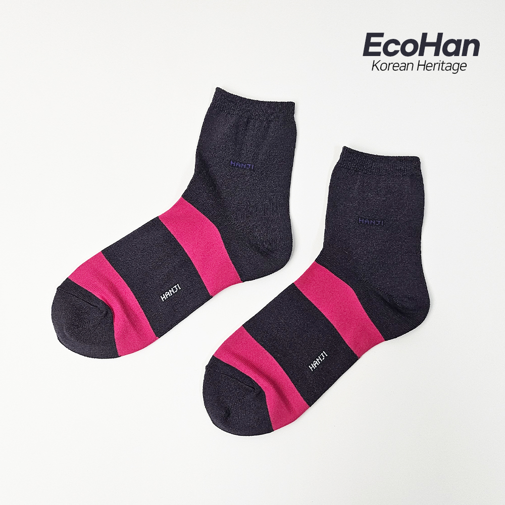 골프아토 EcoHan 한지양말 중목 여성용 한지 63% 함유 스칼렛핑크 - 상세 이미지 2