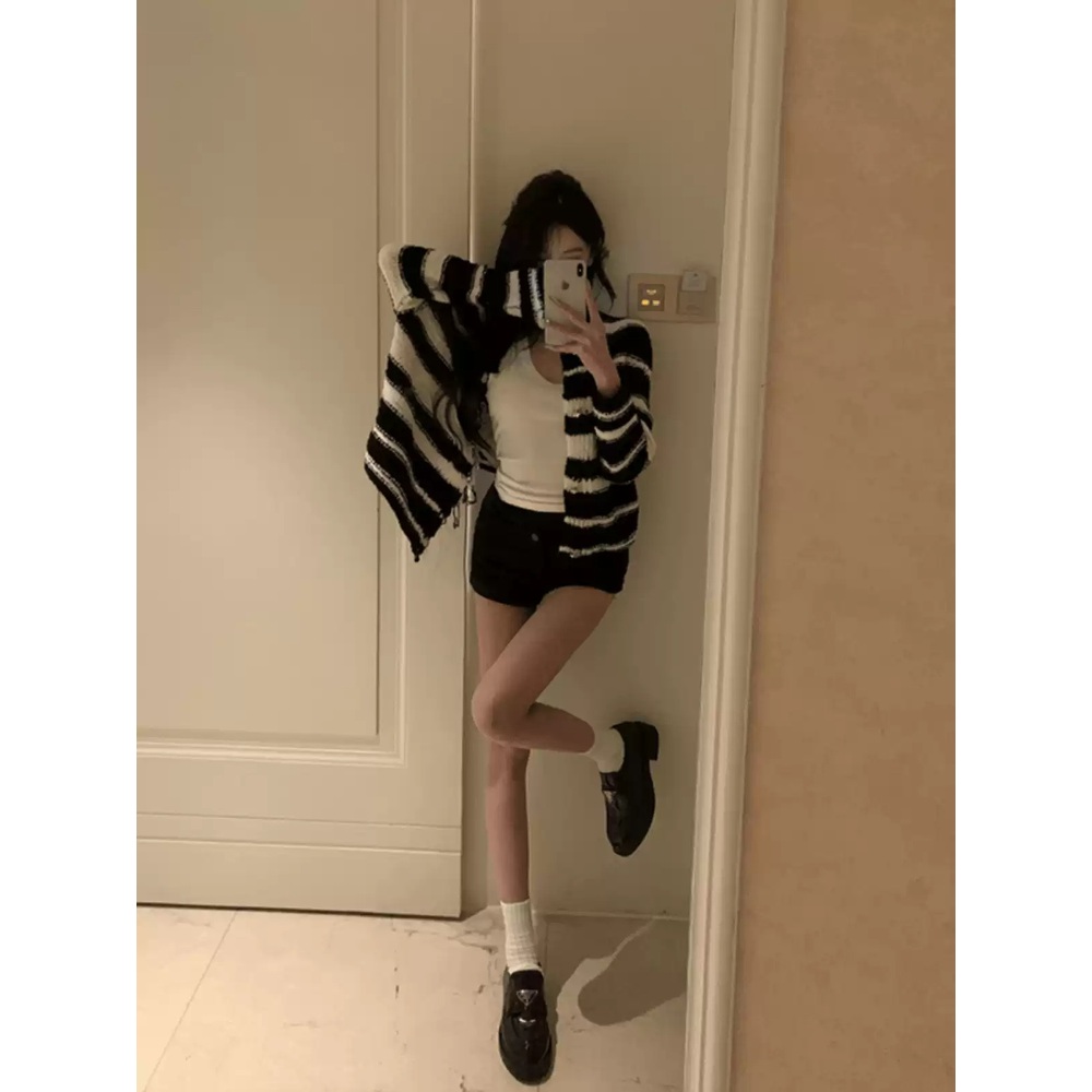 나솔사계 89화 경리 가디건 스트라이프 캐주얼 스웨터 의상 옷 패션 - 상세 이미지 4