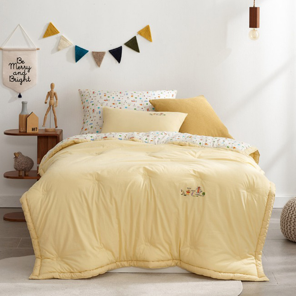 레노마 홈 디즈니 크레용 워싱 앞면 60수 순면 뒷면 모달 양면사용 사계절 차렵이불