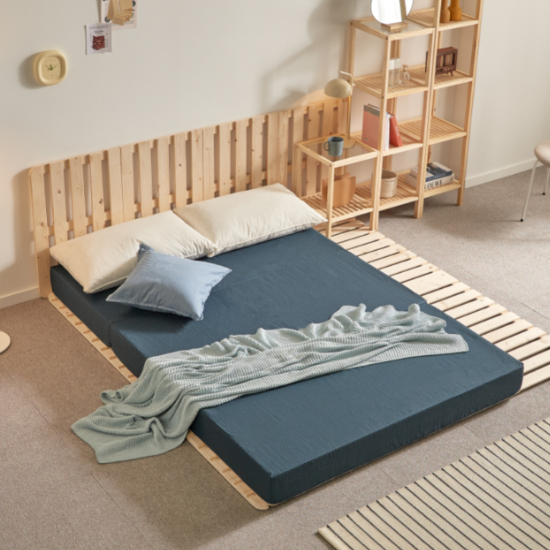 세인트블랑 허리에 좋은 AIR라텍스 매트릭스 3단 접이식 바닥 토퍼 매트리스 7cm MS