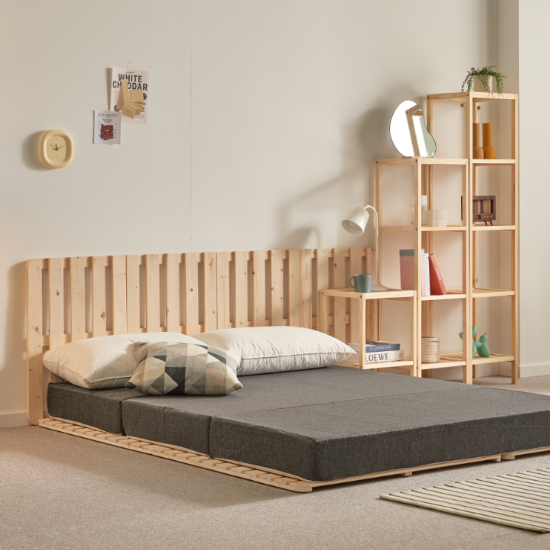 세인트블랑 허리에 좋은 AIR라텍스 매트릭스 3단 접이식 바닥 토퍼 매트리스 7cm MS